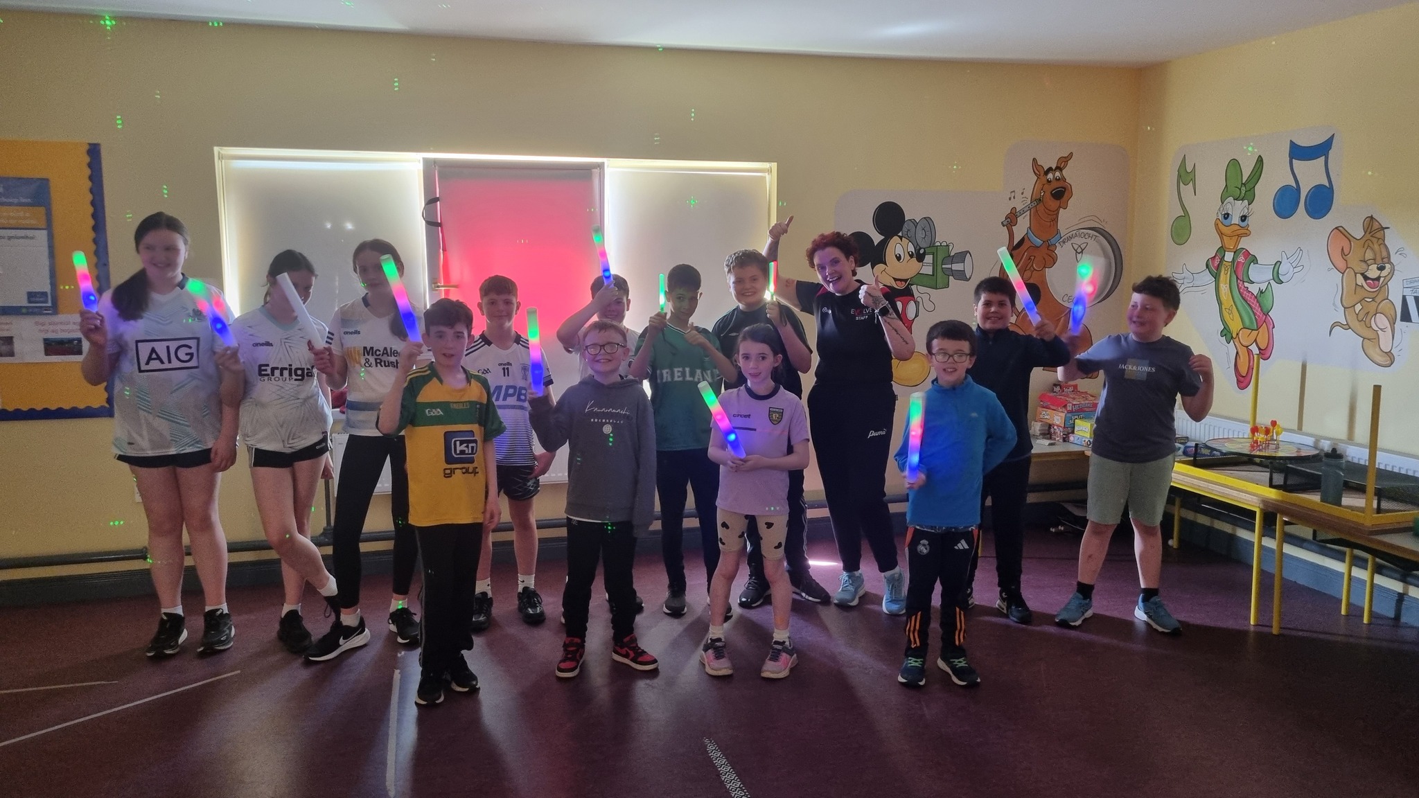 Students learning together in the classroom